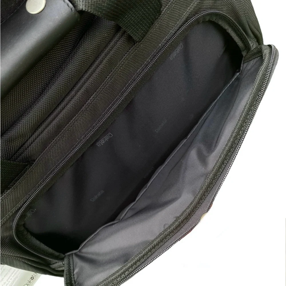 DAKOTA by Tumi DELUXE TOTE Crossbody Messenger Bag BLACK Briefcase Laptop NWT
